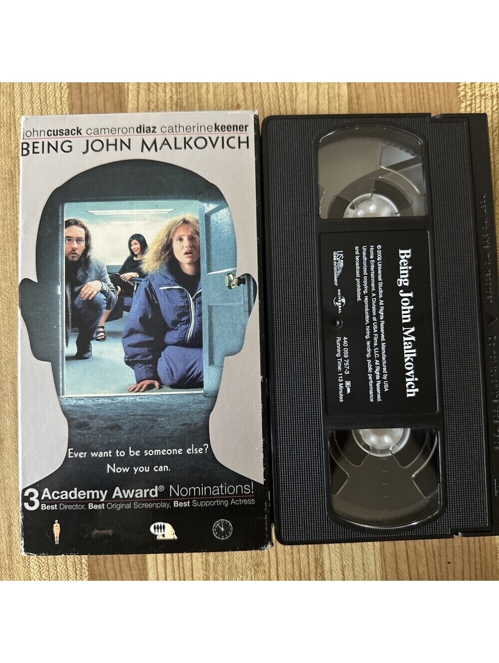 Being John Malkovich VHS Tape Used John Cusack